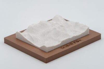 Scafell Pike 3D Printed Terrain Relief Map
