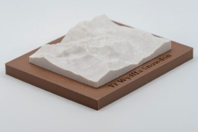 Snowdon 3D Printed Relief Map Ornament