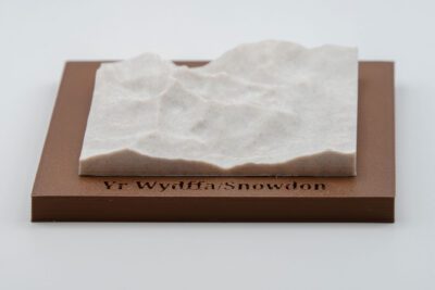 Snowdon 3D Printed Relief Map Ornament